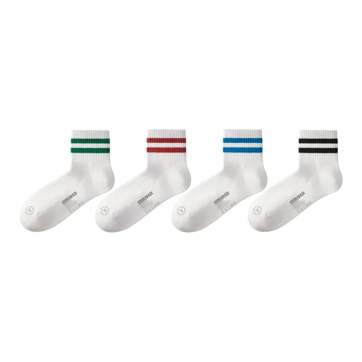 Bananain Ankle Socks Men's 4 Pack-0