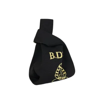 The British Museum Fabric Handbag Regular Unisex Black/Yellow