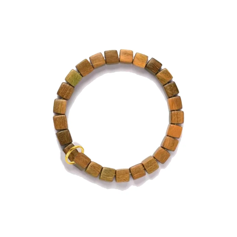 JINGCHENGGOU Green Sandalwood Bracelets Unisex-0