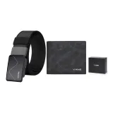 Black Style B Wallet+Belt (120)