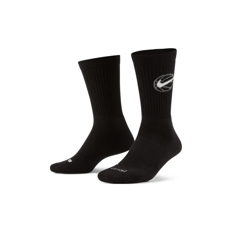 Nike Everyday Crew Basketball Socks 3 Pair-3