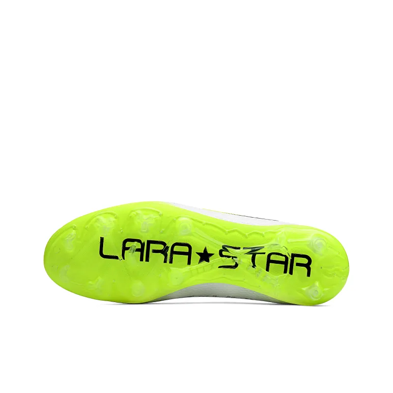LARA STAR FG Rubber Long Studs Durable Cushioning Soccer Shoes Unisex-11
