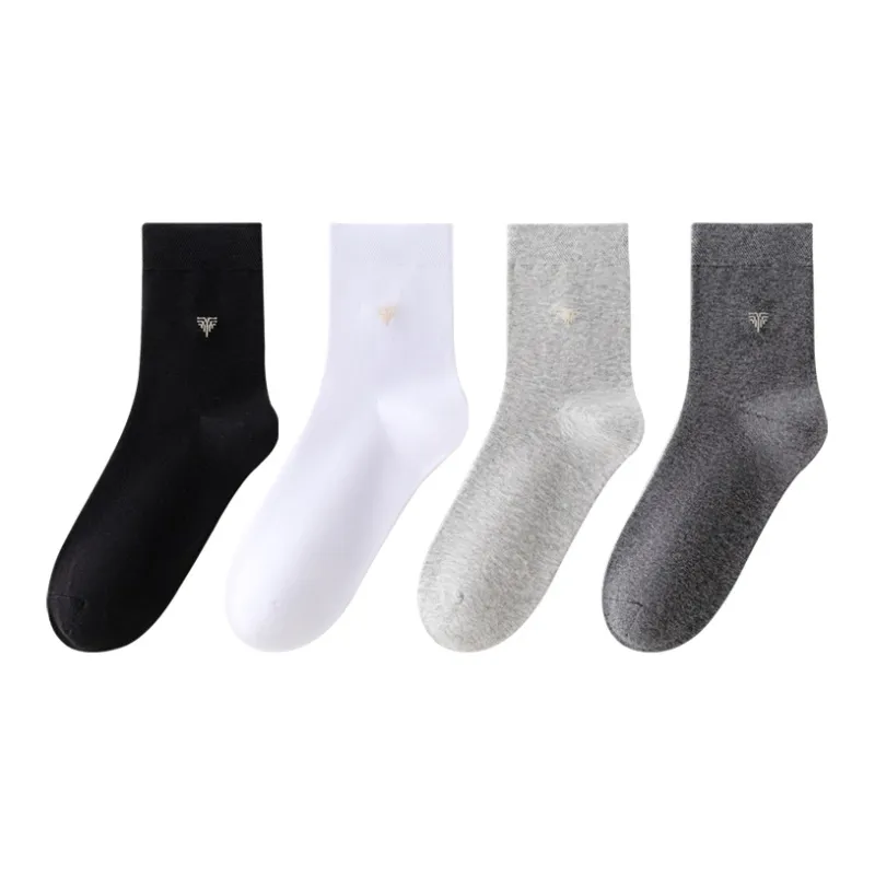 MIIOW Mid Calf Socks Unisex 4 Pack-13