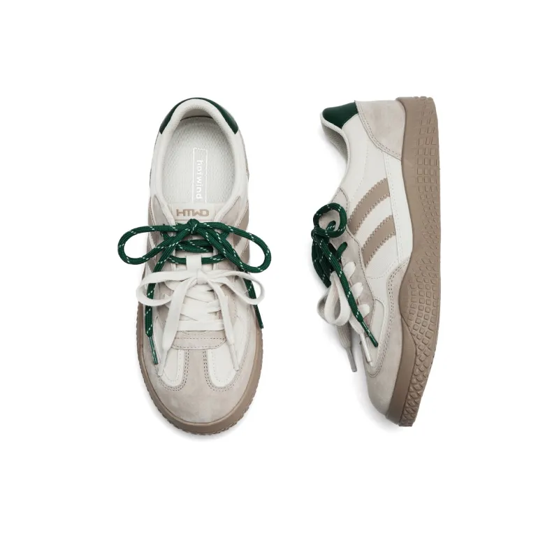 Hotwind Virtue Collection German Army Trainers Anti-Slip Wear-Resistant Low-Top Casual Shoes Women's-6