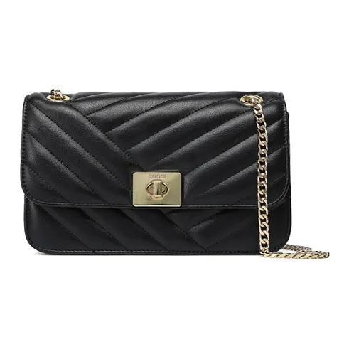 COOGI Synthetic Leather Combo Crossbody Bag Makeup Bag Shoulder Bag Women's Black/White/Light Khaki-1