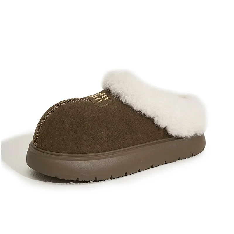 Milan Love Song Rubber Sole Quiet Odor Resistant Abrasion Resistant Wrap toe Slippers Women's-5