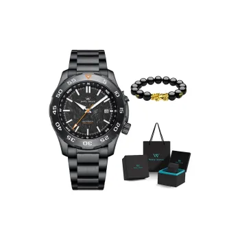 Welly Merck Mechanical Movement Men's Watches Black Dial