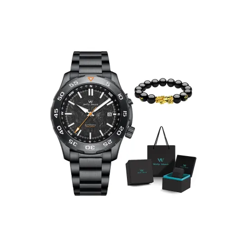 Welly Merck Mechanical Movement Men's Watches Black Dial