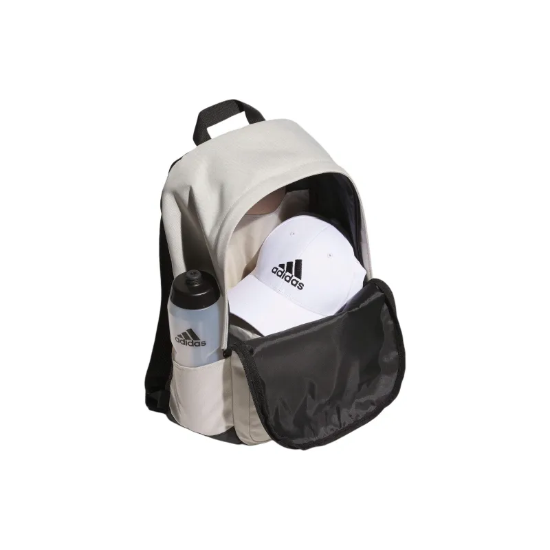 Adidas Fabric Backpack Unisex Light Gray-3