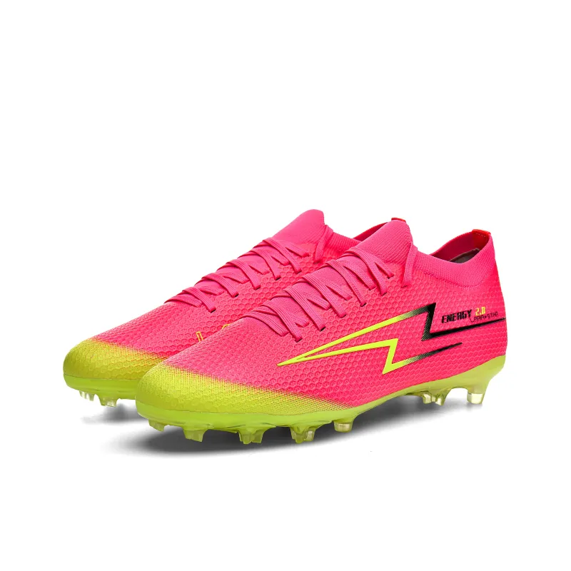 LARA STAR FG Rubber Long Studs Durable Cushioning Soccer Shoes Unisex-2
