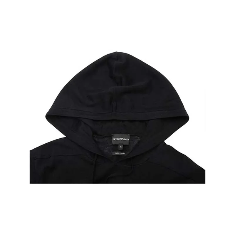 EMPORIO ARMANI Long Sleeved Drawstring Hoodie-3