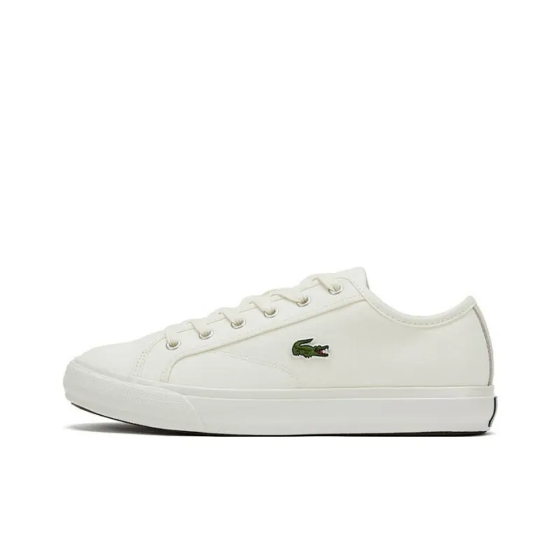 LACOSTE Low Top Canvas Shoes Men's Ecru-0