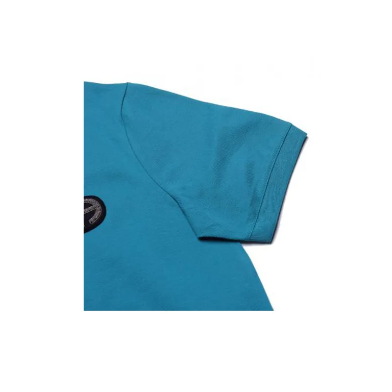 EMPORIO ARMANI Polo Shirts Men Aqua Blue-6