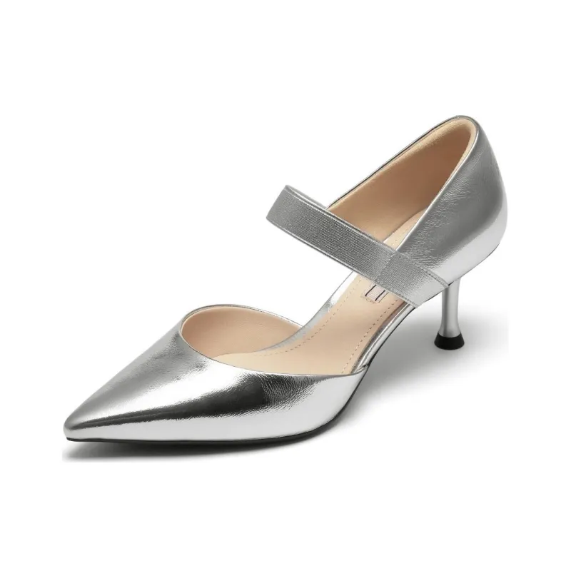73Hours Future Melody High Heels Women's Ecru-1