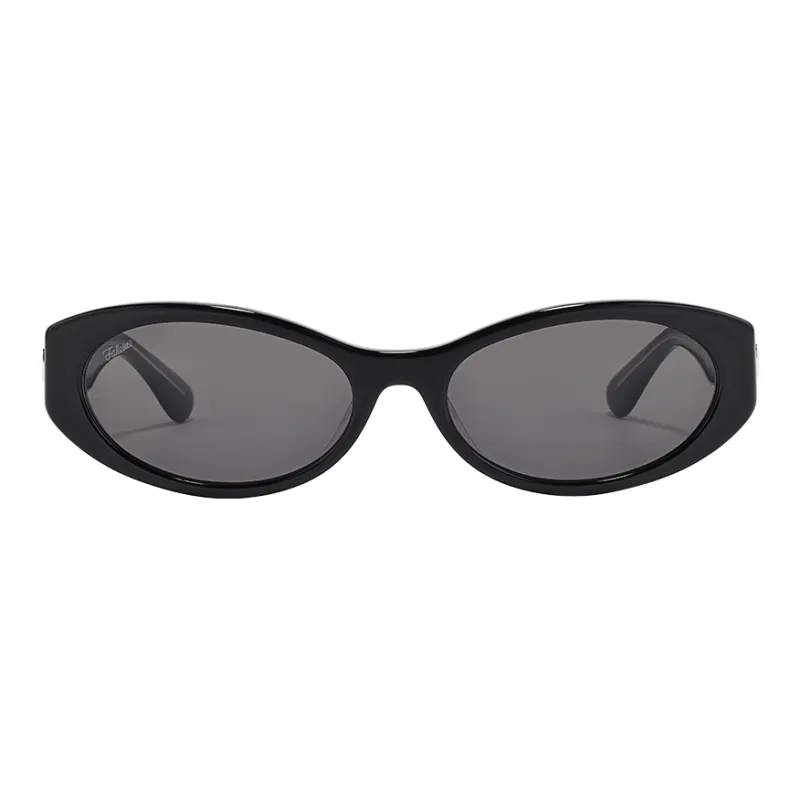 Fakeme Plate Frame Oval Sunglasses Unisex-0