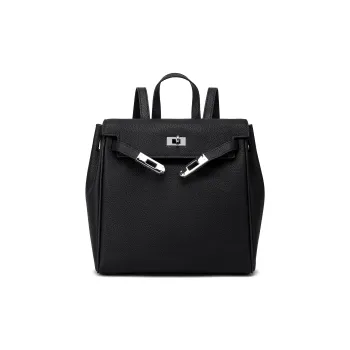 FAIRWHALE PU Backpack Regular Women's Black/Brown/Ebony