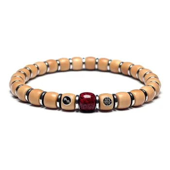 MOUNTAINS AND MANS Bodhi Root New Chinese Style Good Luck Beaded Bracelet Unisex