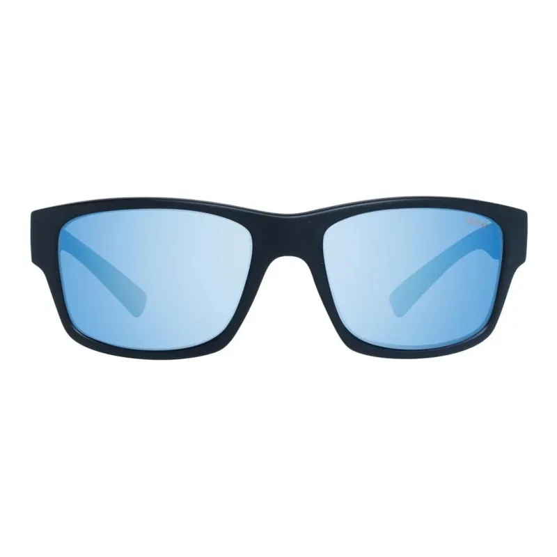 BOLLE Plastic Rectangular Sunglasses Women's Black-1