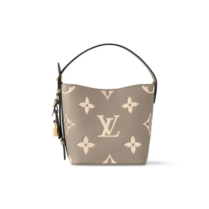 LOUIS VUITTON Cow Leather One Shoulder Handbags Women's Elephant Gray-0