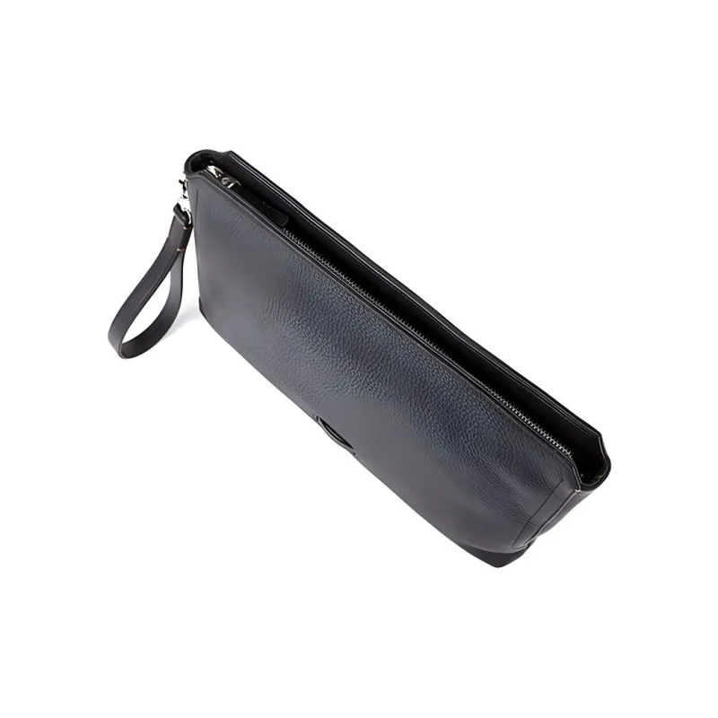 SAMSONITE Genuine Leather Clutch Regular Men's Black-3
