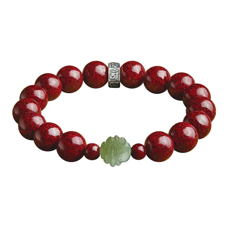Yi Mingju Cinnabar Bracelets Unisex-10