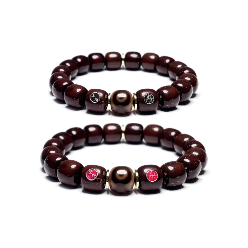 MOUNTAINS AND MANS Purple Gold Rat Bracelets Unisex-8