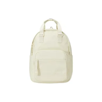 Skechers Fabric Backpack Unisex Cream Beige White