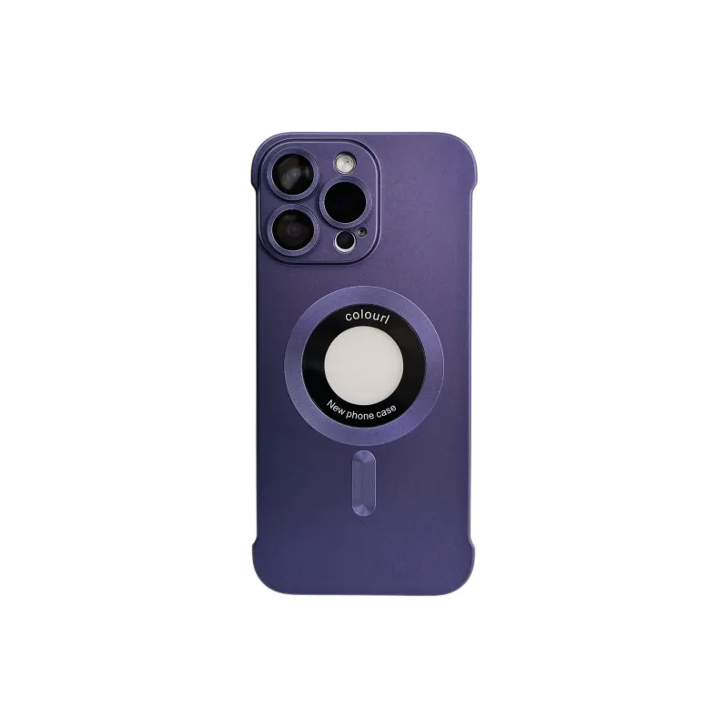 Wei Xin Acrylic Material Frameless Label Magnetic Phone Cases Compatible With IPhone 16/15 Pro Max/Apple 13/14 Pro/Max-3