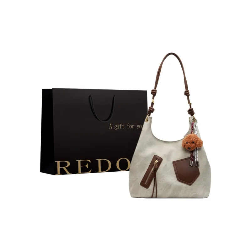 REDOO PU Crossbody Bag, Shoulder Bag Women's Dark Tea/Ecru/Denim Blue/Coffee-4