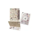 [Cute Pets Encyclopedia]inside and outside Attractive Magnetic Split Stickers