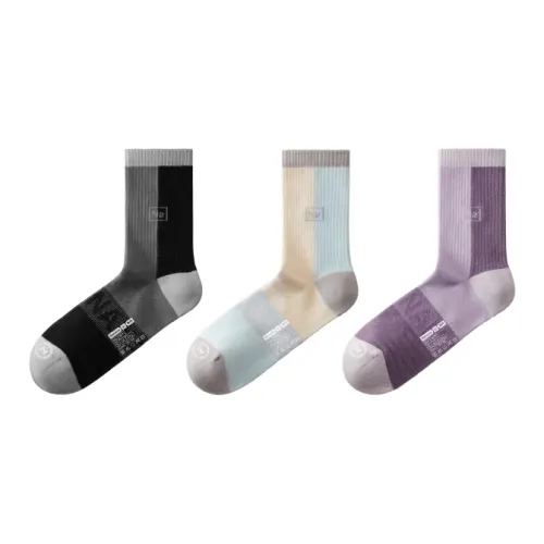 Bananain Mid Calf Socks Women's 3 Pack