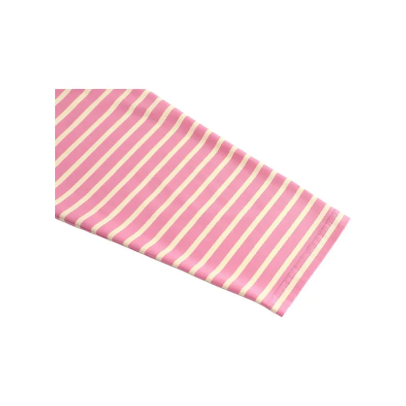 Alexia Sandra Stripe Series T Shirt Unisex Black Pink-4