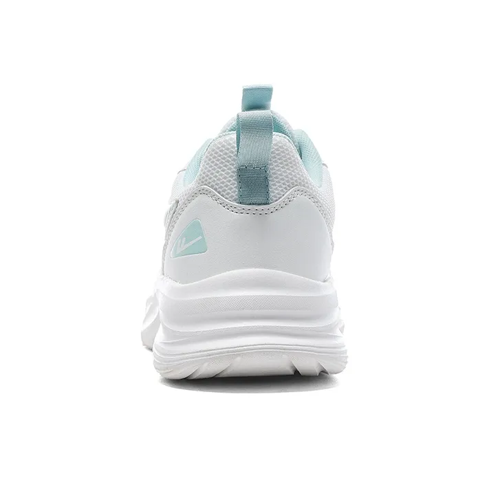 Warrior Rebound Abrasion Resistant Lightweight Breathable Slip Resistant Low Top Casual Running Shoes Men's White Teal-3