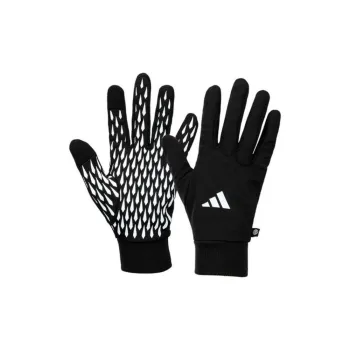 Adidas Knitted Fabric, Nylon, Polyester, Bone Marrow Fibrosis, Wool Sports Gloves Unisex Black