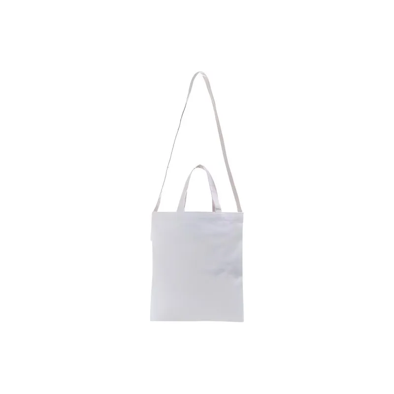 FILA Cotton Tote Bag, Shopping Bag, Shoulder Bag, Crossbody Bag, Handbag Regular Unisex White-1