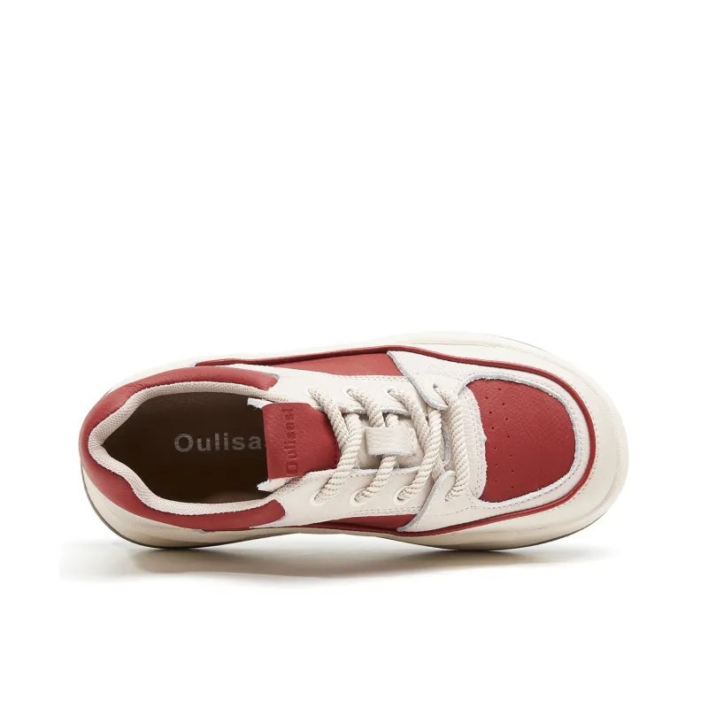 OULISASI Low Top Skateboard Shoes Women's-7