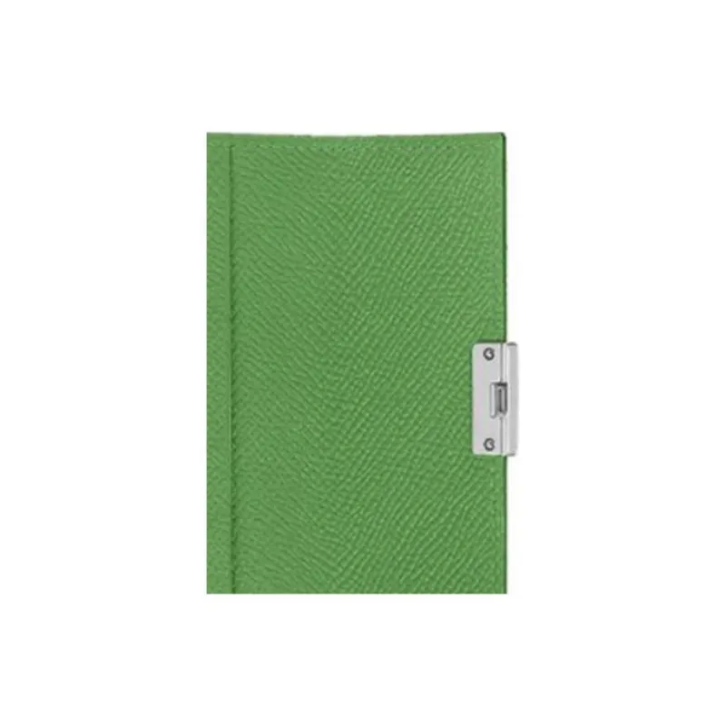 HERMES Clic Epsom Calfskin Wallet Mini Women's 3I Vert Criquet Avocado Green-3