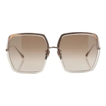 Linda Farrow Syan Square Frame Sunglasses