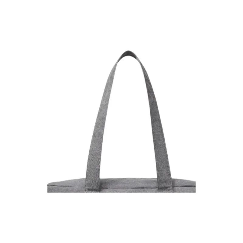 FANSIZHE 90S VINTAGE Cotton Tote Bag Shopping Bag Shoulder Bags Women's Gray-4