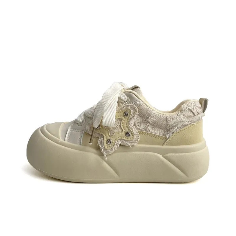 Than Than Me Slip-Resistant Low-Top Skateboard Shoes Women's-8