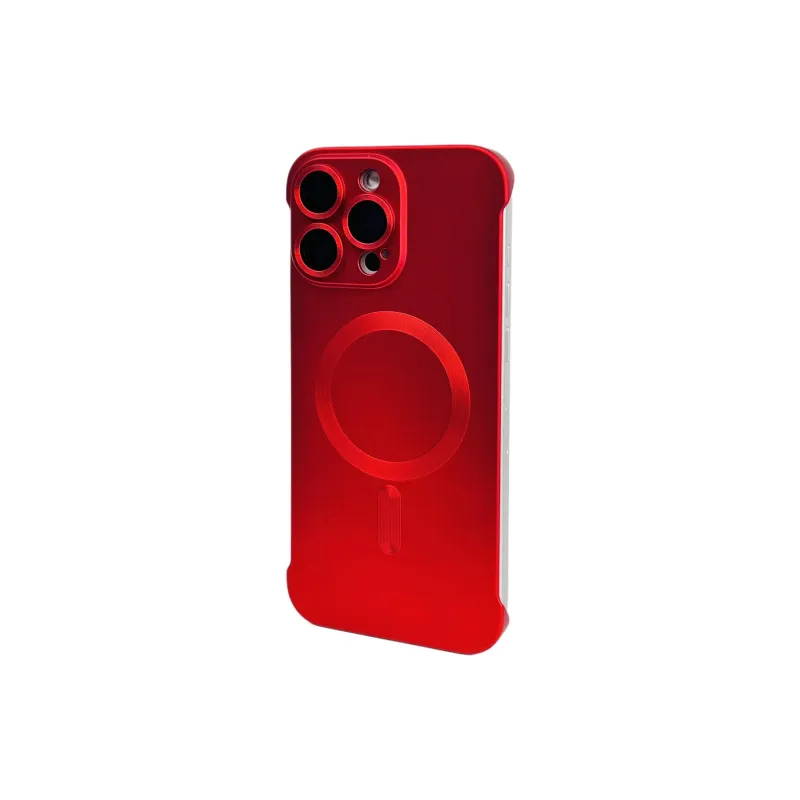 Wei Xin Acrylic Material Magnetic Bezel less Phone Cases Compatible With IPhone 16/15 Pro Max/Apple 13/14 Pro/Max-32
