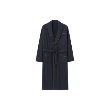 Huggy Kissy Pajama Robe Men's Black