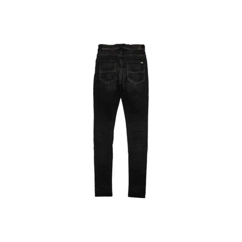 AMIRI MX1 Camo Leather Patch Jeans-1