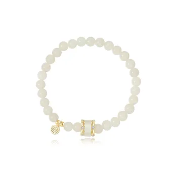 Lao Feng Xiang Bracelets White Jade/Pale Greenish White Jade Women's