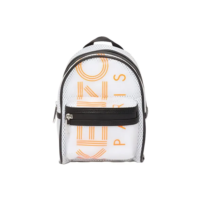 KENZO Polyurethane Backpack Regular Women's White-0