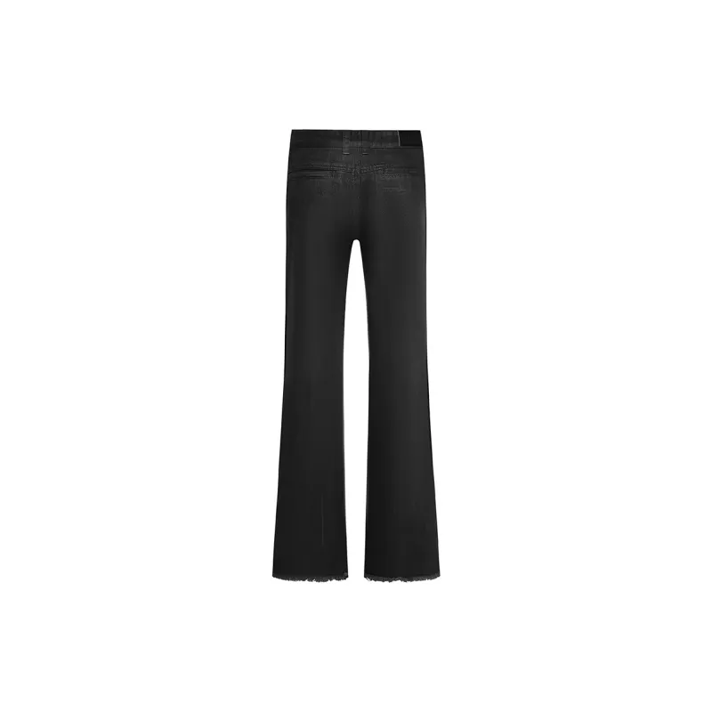 COOLALPACA Loose Fit Bootcut Jeans Unisex Black-1