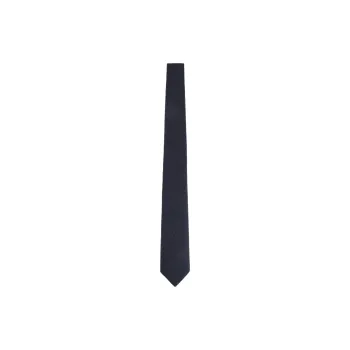 EMPORIO ARMANI Pure Silk Tie With All over Jacquard Motif