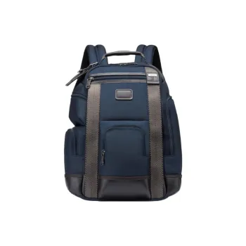 TUMI Nylon Backpack Medium Size Men's Marine Blue