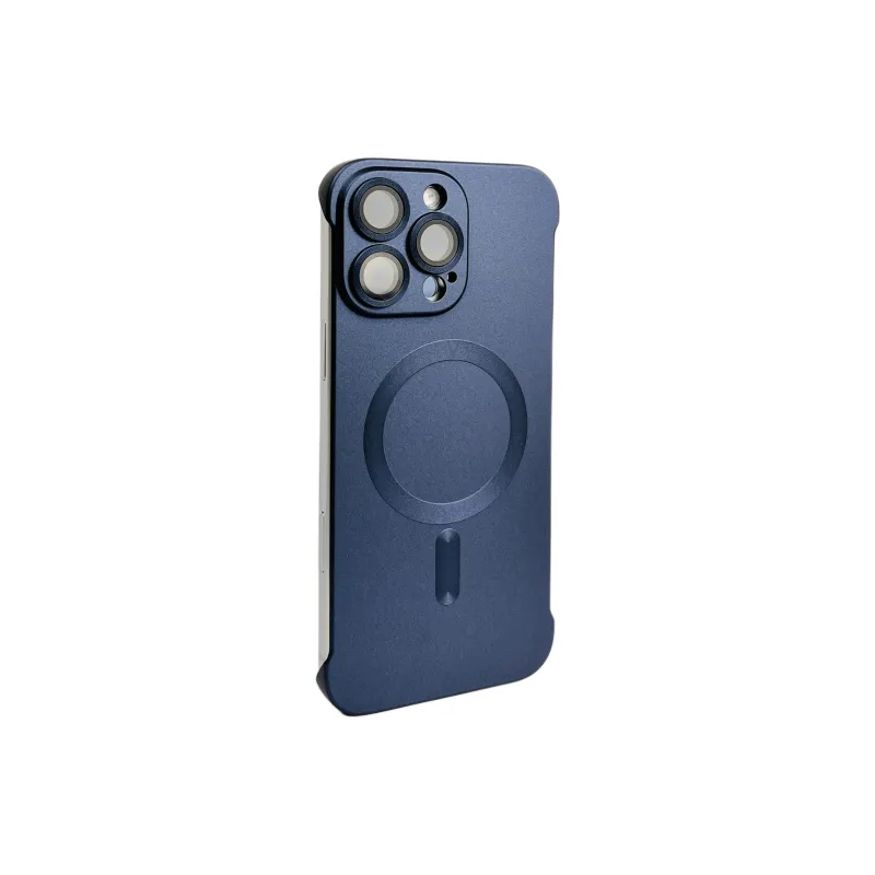 Wei Xin Acrylic Material Magnetic Bezel less Phone Cases Compatible With IPhone 16/15 Pro Max/Apple 13/14 Pro/Max-10
