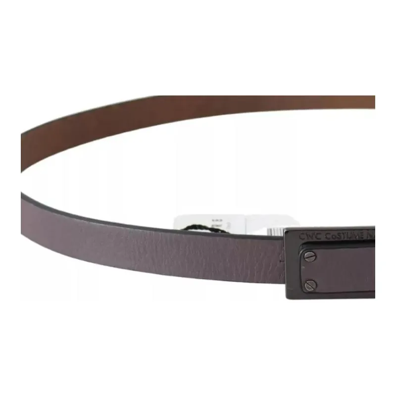 COSTUME NATIONAL Leather Leather Belts Women's Dark Brown --2